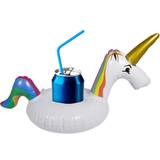 Hvid Oppustelige dekorationer Folat Inflatable Decoration Unicorn Cup Holder