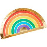 Ginger Ray Plates Over The Rainbow 8-pack