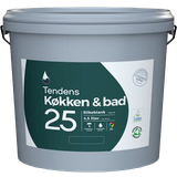 Tendens Maling Tendens Kitchen and Bath Vægmaling Hvid 4.5L