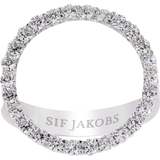 Sif Jakobs Hvid Ringe Sif Jakobs Biella Grande Ring - Silver/White