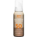 Mousse Solcremer EVY Daily Defence Face Mousse SPF50 PA++++ 75ml