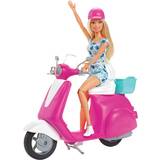 Barbie Dukketilbehør - Tyggelegetøj Dukker & Dukkehus Barbie Doll & Scooter GBK85