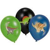 Konfirmationer Festartikler Amscan Latex Ballon Glad Dinosaur 6-pack
