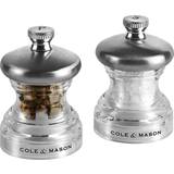 Cole & Mason Transparent Krydderikværne Cole & Mason Button Peberkværn, Saltkværn 2stk 6.7cm