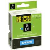 Mærkningsmaskiner & Etiketter Dymo Label Cassette D1 Black on Yellow