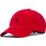 Dame - Rød Kasketter Polo Ralph Lauren Bomuld Chino Baseball Cap - Rl2000 Rød/Blå