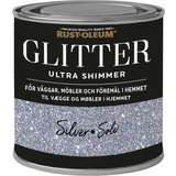 Rust-Oleum Vægmaling Rust-Oleum Glitter Vægmaling Sølv 0.25L