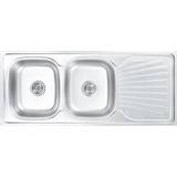 Vendbar Køkkenborde integreret vask vidaXL Kitchen Sink (145075)