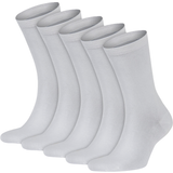 Frank Dandy Hvid Undertøj Frank Dandy Bamboo Solid Crew Socks 5-pack - White