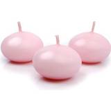 Flydelys PartyDeco Lanterns And Decor Candle Floating Disc Pink 50-pack