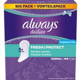 Always Menstruationsbeskyttelse Always Dailies Fresh & Protect Fragrance Free Normal 60-pack