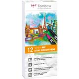 Tombow Hobbyartikler Tombow ABT Dual Brush Pens Pastel Colors 12-pack