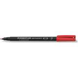 Kuglepenne Staedtler Lumocolor Permanent Pen F 318 Red 0.6mm