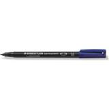 Blå Tekstilpenne Staedtler Lumocolor Permanent Pen Blue 317 1mm