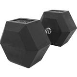40 kg - Gummi Håndvægte Gorilla Sports Hexagon Premium Dumbbells 40kg