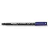 Blå Tekstilpenne Staedtler Lumocolor Permanent Pen Blue 0.4mm