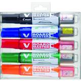 Hobbyartikler Pilot V Board Master Whiteboard Markers Medium Chisel Tip 5-pack