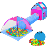 Legetelt Play Tent with Tunnel 200 Balls