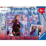 Pap Klassiske puslespil Ravensburger Disney Frozen 2 the Journey Starts 3x49 Pieces