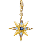 Brun Charms & Vedhæng Thomas Sabo Charm Club Royalty Star Charm Pendant - Gold/Blue