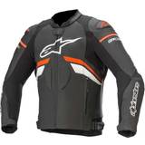 Herre Motorcykeljakker Alpinestars GP Plus R V3 Leather Jacket Black/Neon-Red/White Herre