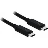 DeLock Skærmet - USB-kabel Kabler DeLock Thunderbolt 3 USB C-USB C 3.1 Gen 1 2m