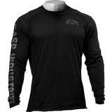 Gasp Træningstøj T-shirts Gasp Throwback Long Sleeve T-shirt Men - Black