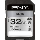 PNY 32 GB Hukommelseskort & USB Stik PNY Elite SDHC Class 10 UHS-I U1 100MB/s 32GB