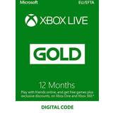 Xbox live gold Microsoft Xbox Live Gold Card - 12 Months