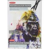 Akvarelpapir Derwent Water Colour Paper A4 300g 12 sheets