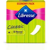 Uparfumerede Trusseindlæg Libresse Classic Normal 50-pack