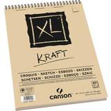 Brun Skitse- & Tegneblok Canson XL Kraft A4 60 sheets