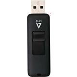 4 GB - USB Type-A USB Stik V7 VF24GAR-3E 4GB USB 2.0