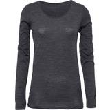 Dame - L - Silke T-shirts & Toppe JBS Long Sleeve T-shirt - Dark Grey Melange