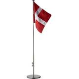 Polyester - Rød Brugskunst Scandinavian Flagstang Dekorationsfigur 165cm