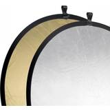 Studiebelysning Walimex Foldable Reflector Golden/Silver Ø107cm