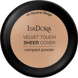 Isadora Pudder Isadora Velvet Touch Sheer Cover Compact Powder #45 Neutral Beige