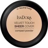 Isadora Pudder Isadora Velvet Touch Sheer Cover Compact Powder #41 Neutral Ivory