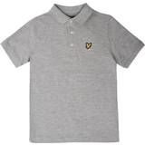 Grå Polotrøjer Børnetøj Lyle & Scott Kid's Plain Polo Shirt - Grey Heather (LSC0145Z86)