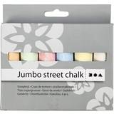 Udendørs legetøj Jumbo Street Chalk 6pcs