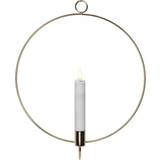 Messing Lysestager, Lys & Dufte Star Trading Flamme LED-lys 34cm