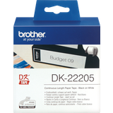 Mærkningsmaskiner & Etiketter på tilbud Brother DK Tape Black on White