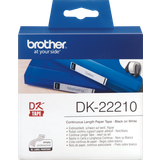 Mærkningsmaskiner & Etiketter Brother DK Tape Black on White