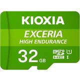 32 GB - Class 10 - V10 Hukommelseskort Kioxia Exceria High Endurance microSDXC Class 10 UHS-I U1 V10 A1 32GB
