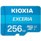 MicroSDXC Hukommelseskort Kioxia Exceria microSDXC Class 10 UHS-I U1 100MB/s 256GB