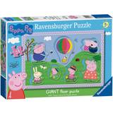 Puslespil til børn Gulvpuslespil Ravensburger Peppa Pig Giant Floor Puzzle 24 Pieces