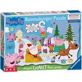 Ravensburger Gulvpuslespil Ravensburger Peppa Pig Shaped Giant Floor Puzzle 32 Pieces