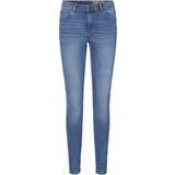 52 - Dame Jeans Vero Moda Vmtanya Normal Waist Slim Fit Jeans - Blue/Medium Blue Denim