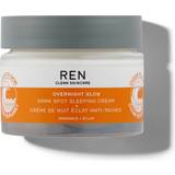 REN Clean Skincare Fugtighedscremer Ansigtscremer REN Clean Skincare Overnight Glow Dark Spot Sleeping Cream 50ml