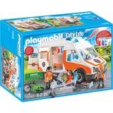 Legetøjsbil Playmobil Ambulance med blinklys 70049